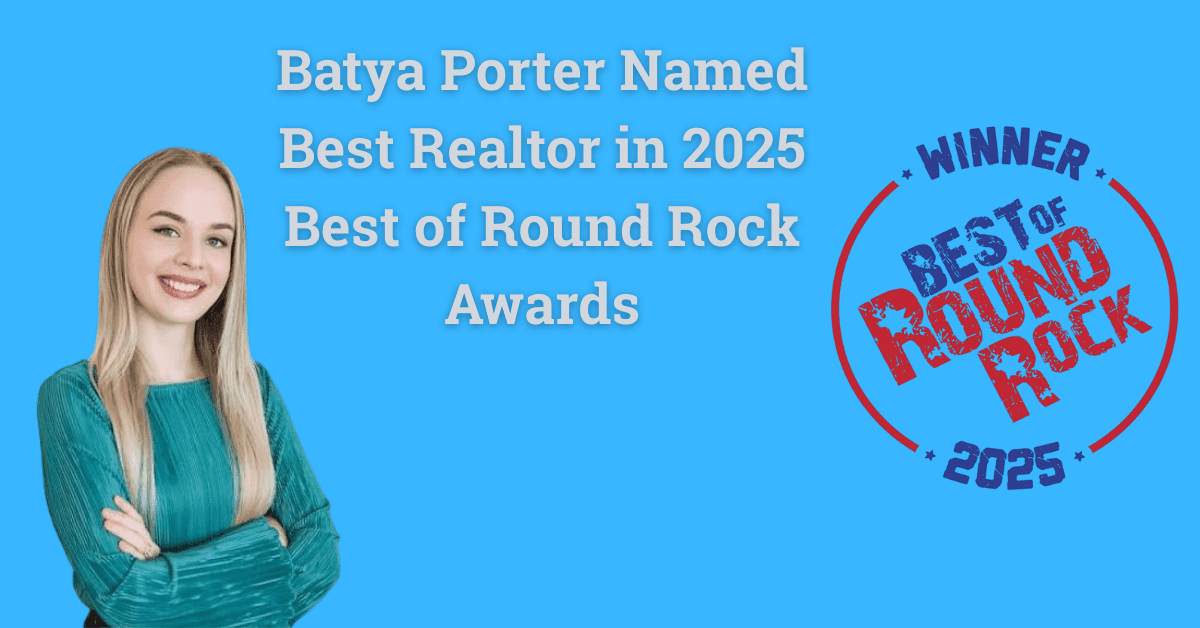 Round Rock Realtor Batya Porter Wins Best Realtor in 2025 Best of Round Rock Community Awards