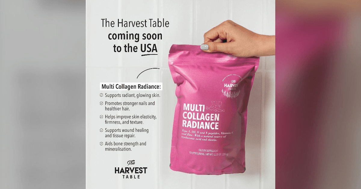 The Harvest Table Brings Clean-Label Collagen and Whole-Food Nutrition to U.S. Market