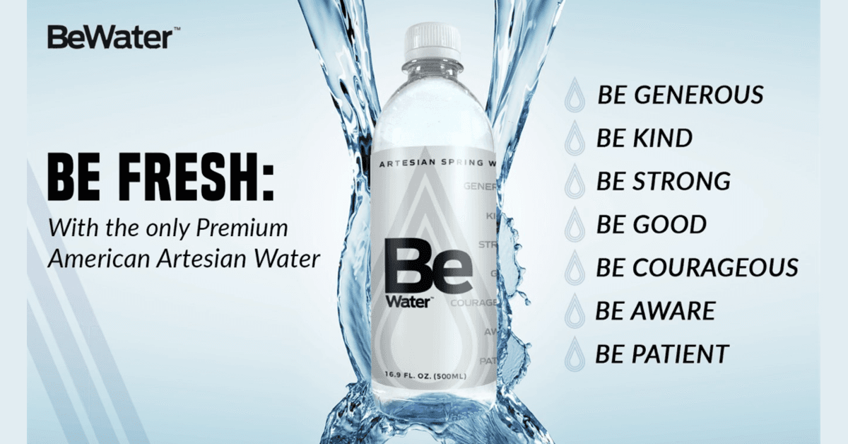 Be Water Now Available on Walmart.com: Greene Concepts Expands National Reach for Artesian Spring Water