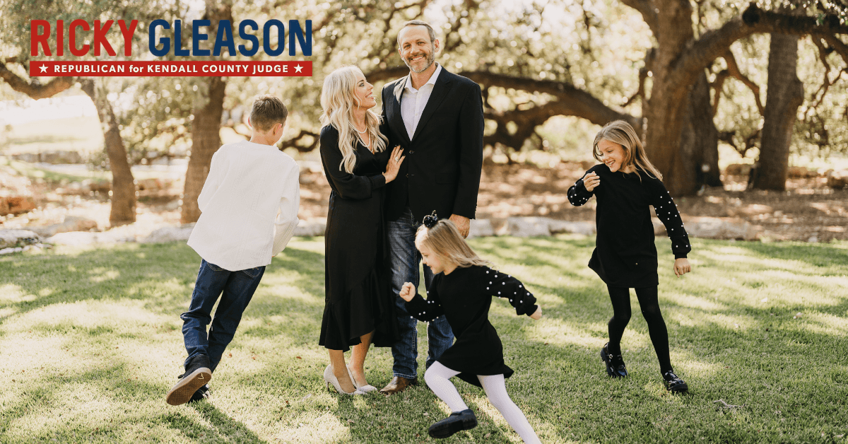 Kendall County Judge Candidate Ricky Gleason Urges Early Voting, Emphasizes Local Impact
