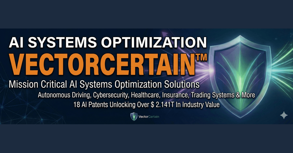 VectorCertain Unveils Micro-Recursive Model Architecture That Extends AI Safety Coverage Into Statistical Tails Where Catastrophic Events Occur