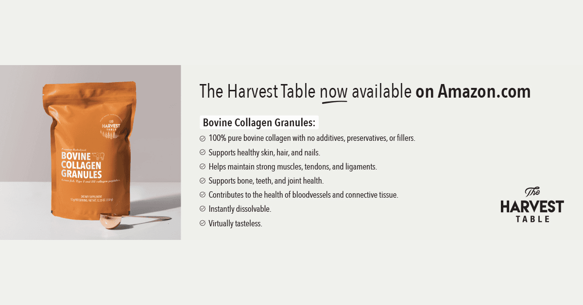 South African Wellness Brand The Harvest Table to Launch Clean Collagen and Plant-Based Nutrition on Amazon
