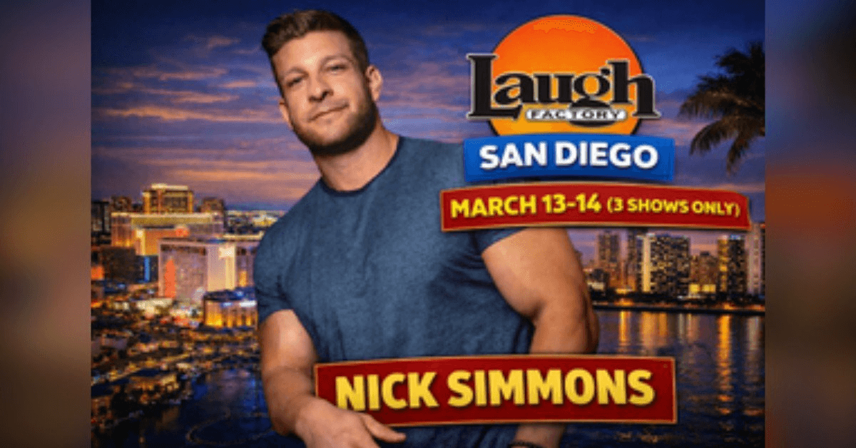 Nick Simmons Headlines Laugh Factory San Diego March 13-14 With Three Stand-Up Shows