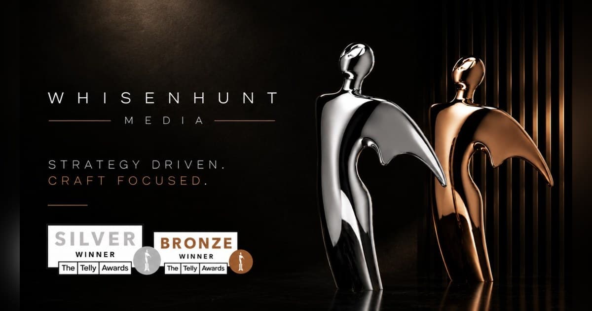 Whisenhunt Media Wins Silver, Bronze Telly Awards for Cinematic Excellence