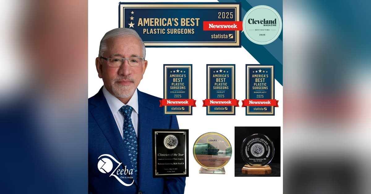 Dr. Bahman Guyuron Honored with AAPS Honorary Award for 40 Years of Pioneering Contributions to Plastic Surgery