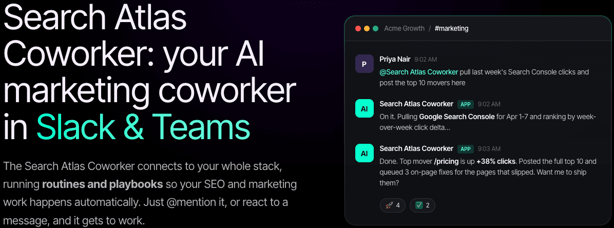 Search Atlas Resolves Coworker Scheduling Bug and Launches Slack Integration for SEO Task Management