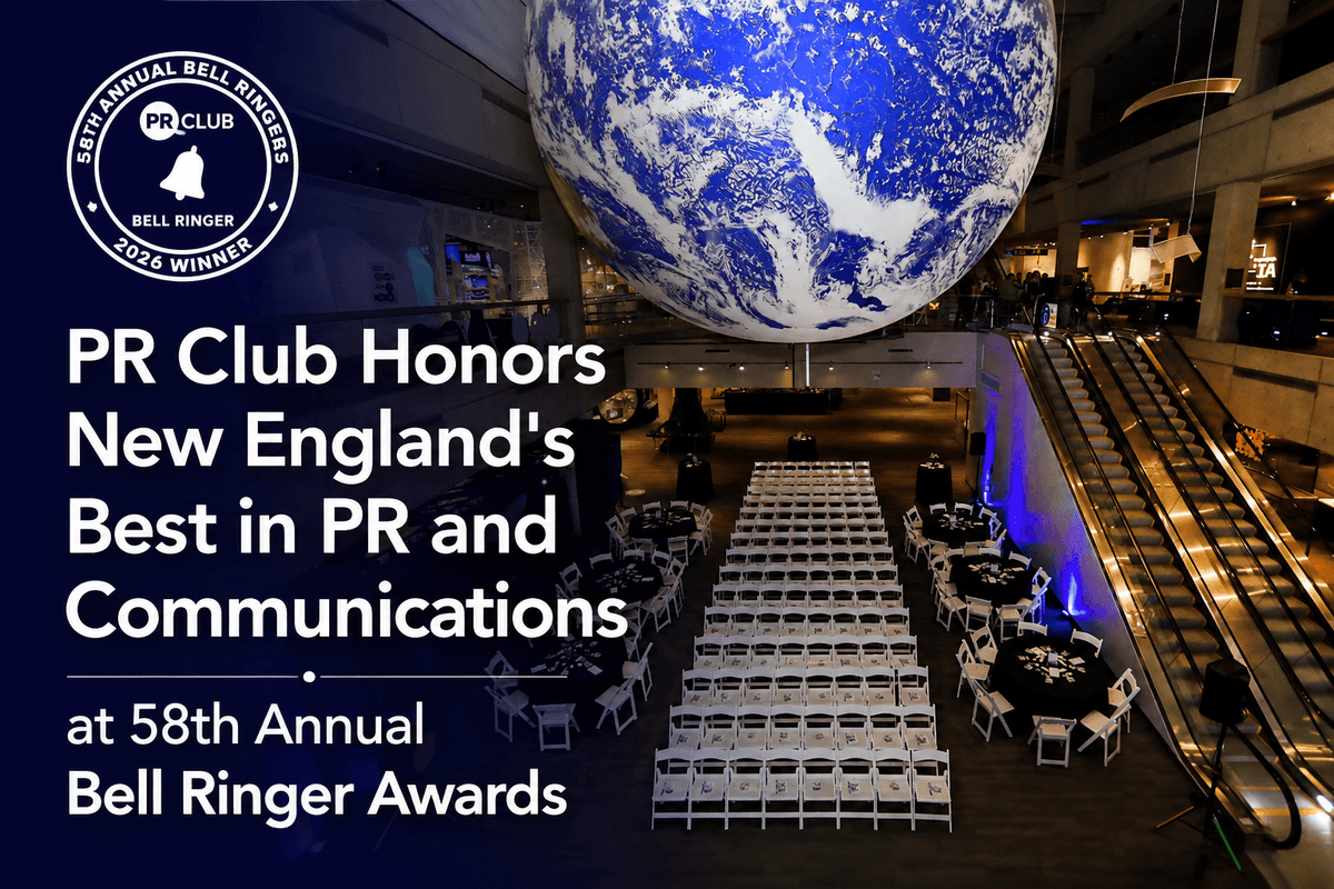 PR Club Honors New England's Best in PR and Communications at 58th Annual Bell Ringer Awards
