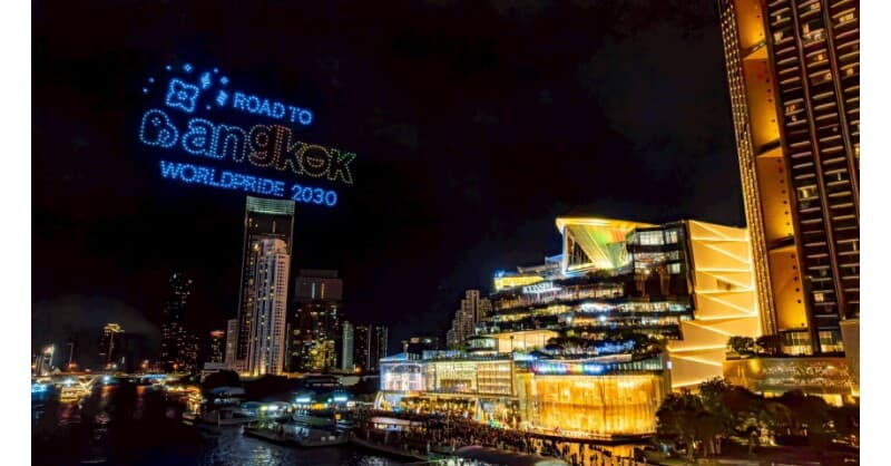ICONSIAM's Historic Rainbow Drone and Fireworks Show Reinforces Thailand's Readiness for World Pride 2030