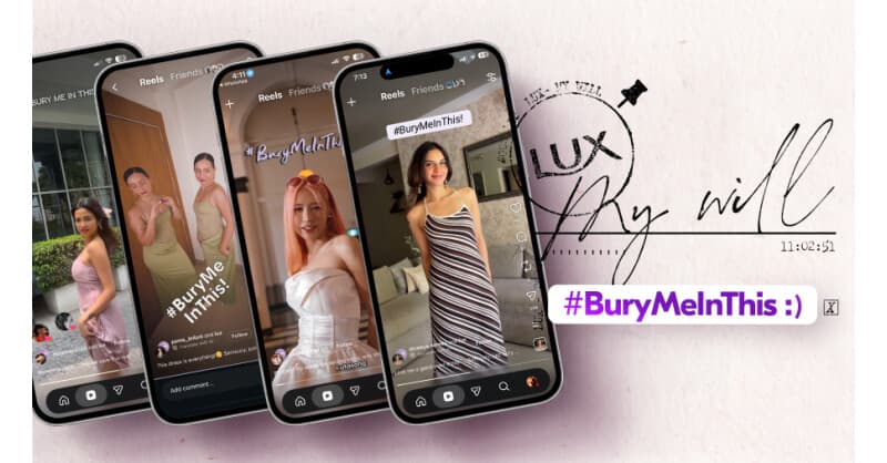 LUX Transforms '#BuryMeInThis' Trend into Legally Recognized Personal Style Will