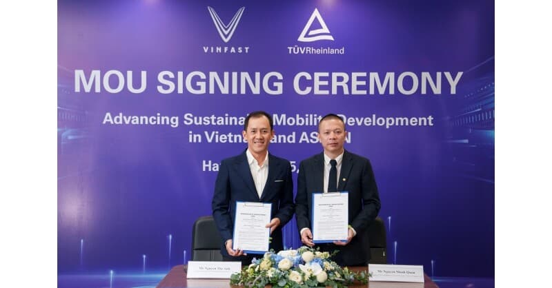 VinFast partners with TÜV Rheinland to advance vehicle testing capabilities