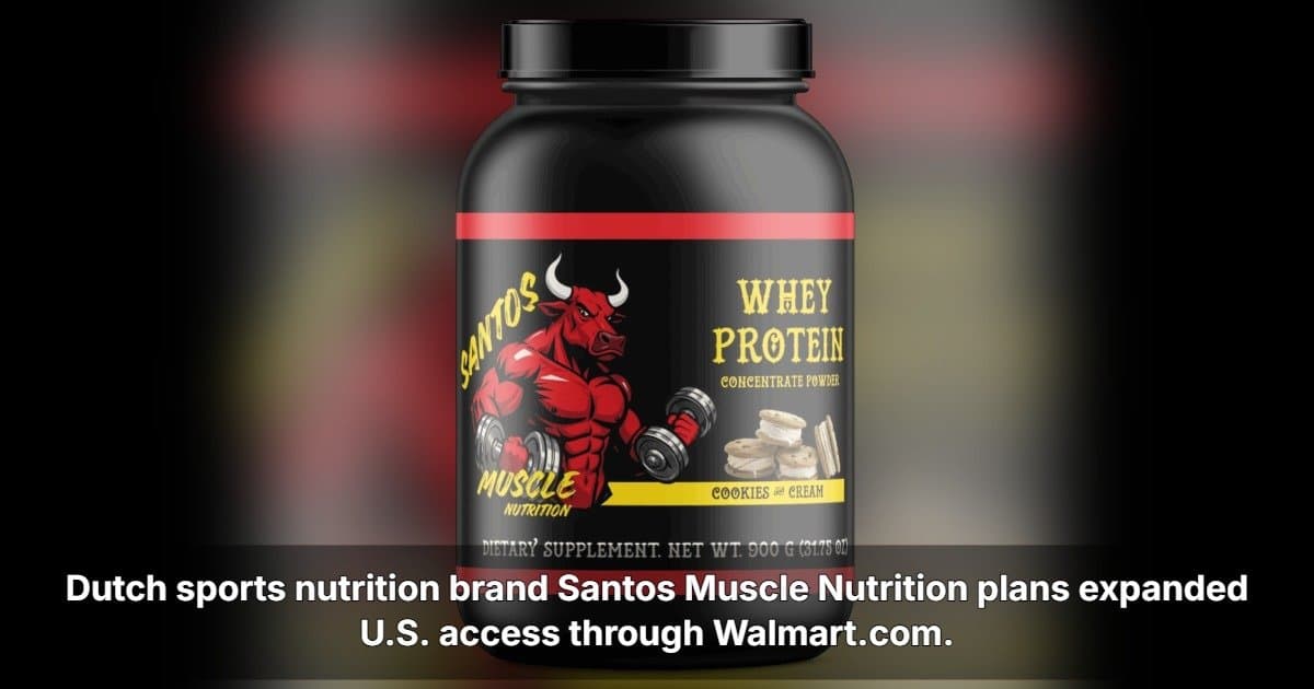 Santos Muscle Nutrition Prepares for Walmart.com Launch in the United States