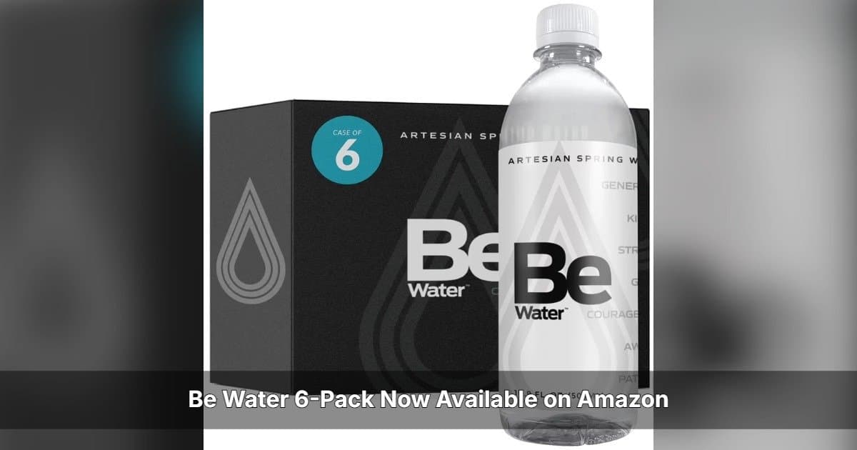 Greene Concepts Expands Be Water Availability with 6-Pack on Amazon