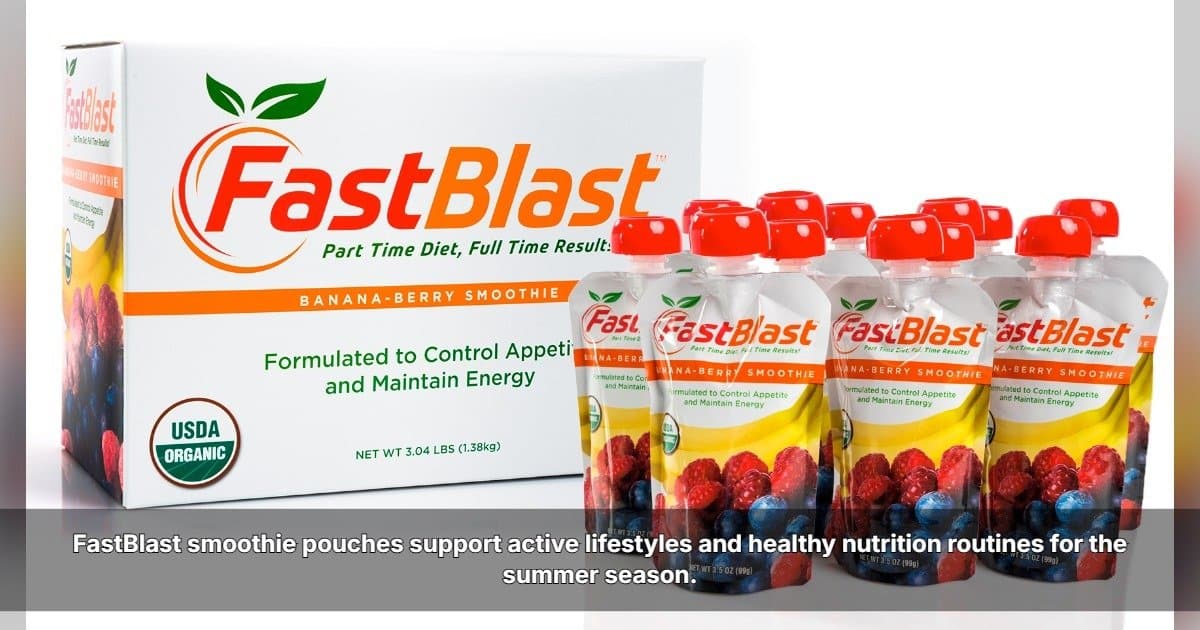 FastBlast Offers Plant-Based Nutrition Solutions for Spring and Summer Wellness