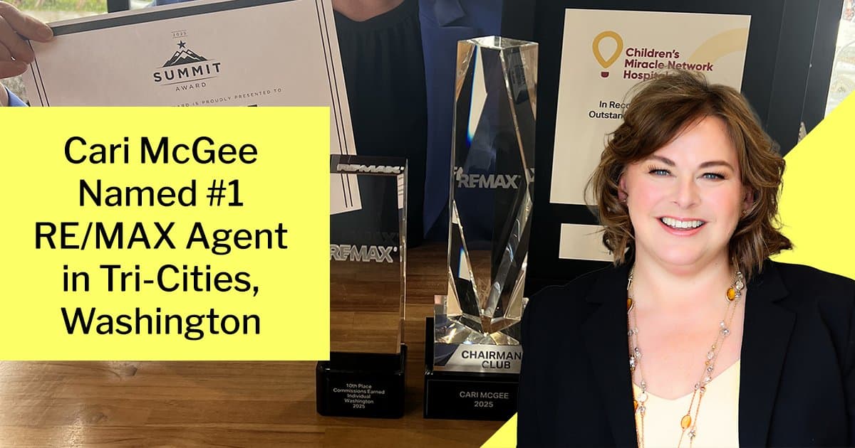 Cari McGee Named #1 RE/MAX Agent in Tri-Cities, Washington for Second Consecutive Year
