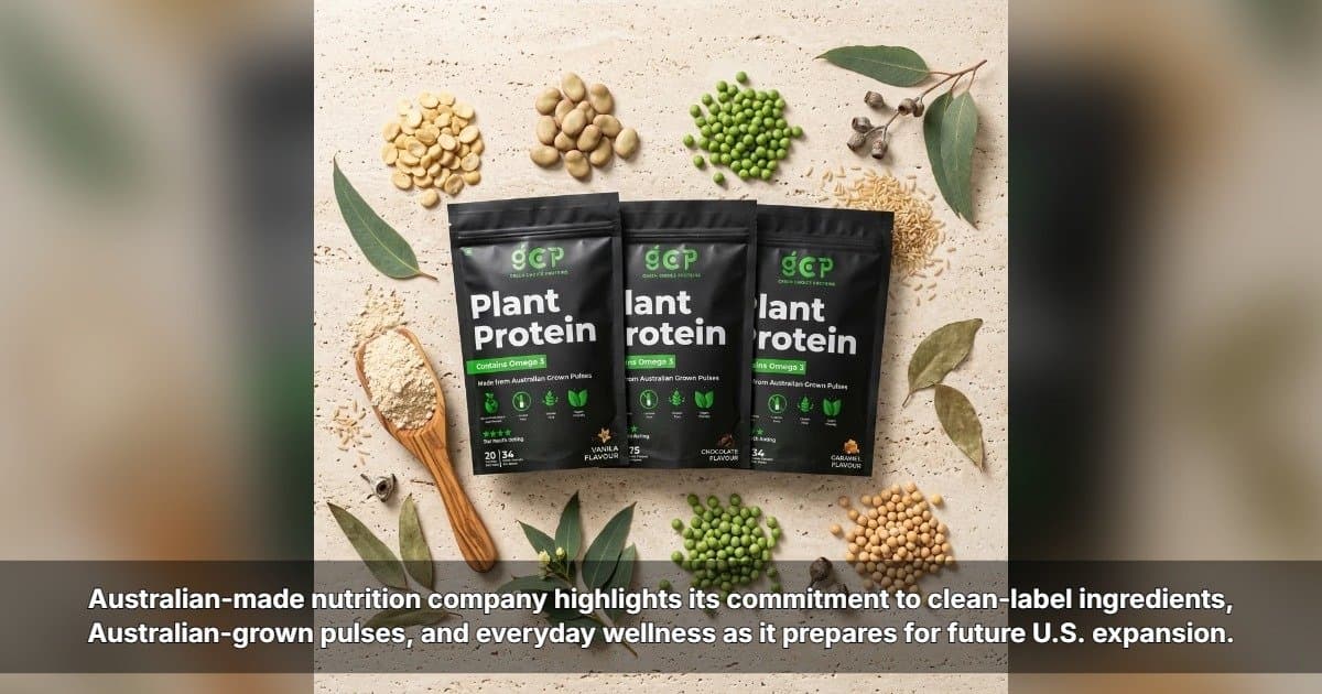 Green Choice Proteins Brings Australian-Grown Plant Nutrition Philosophy to U.S. Market