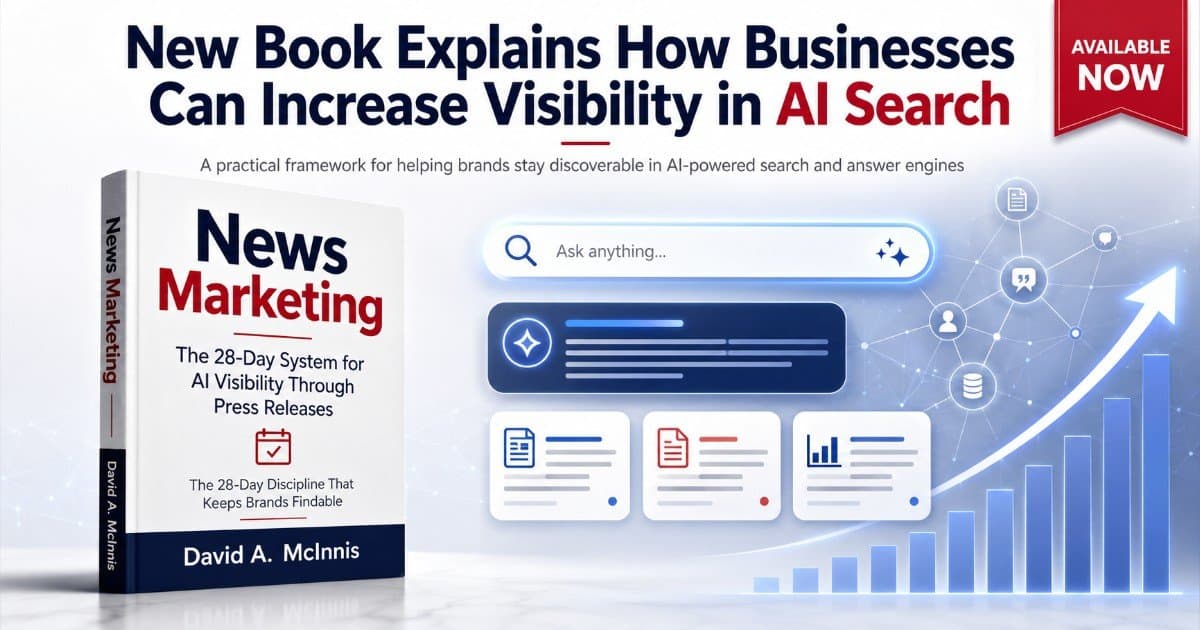 New Book 'News Marketing' Provides 28-Day System for AI Visibility