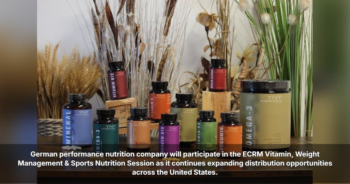TNT Brings German Sports Nutrition Innovation to U.S. Retail Market at ECRM Session