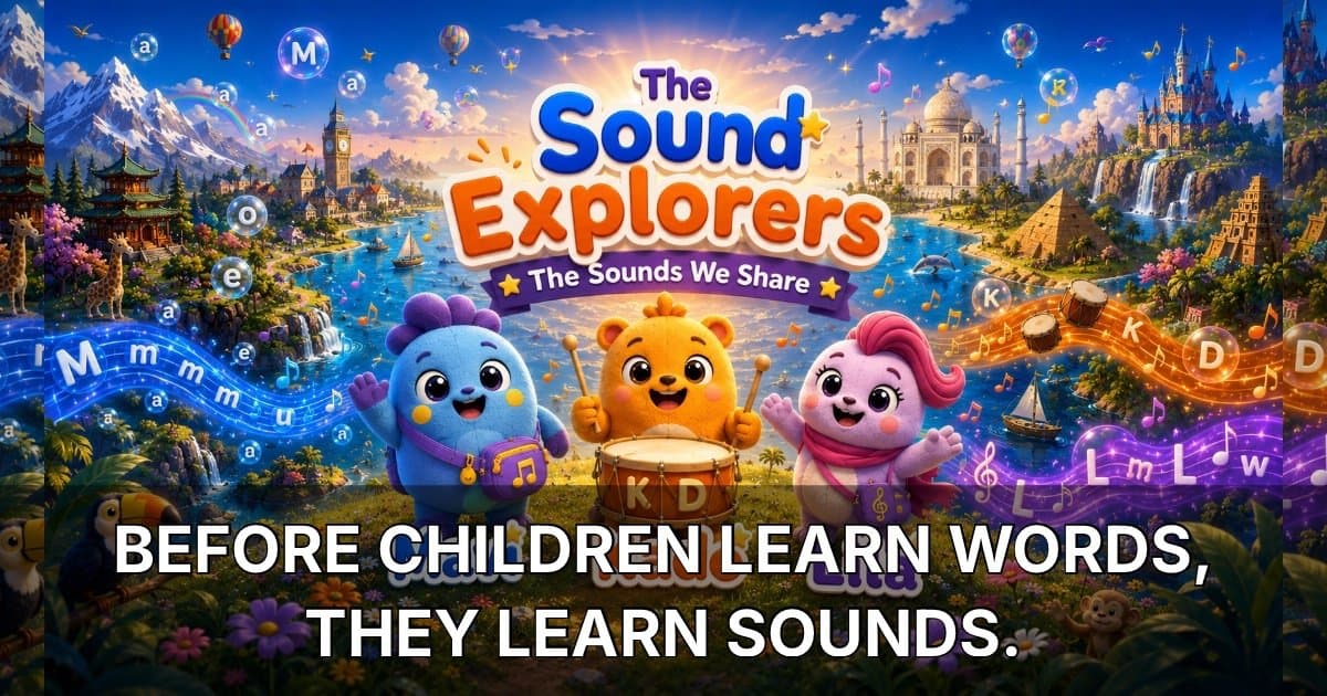 New Wordless Music Channel 'The Sounds We Share' Uses Universal Speech Sounds to Connect Children Worldwide