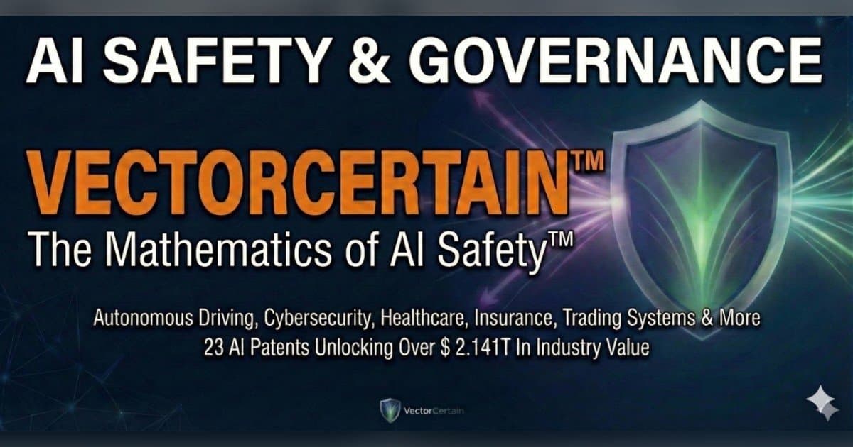 VectorCertain Introduces Pre-Execution Governance as the Structural Answer to Autonomous AI Attacks