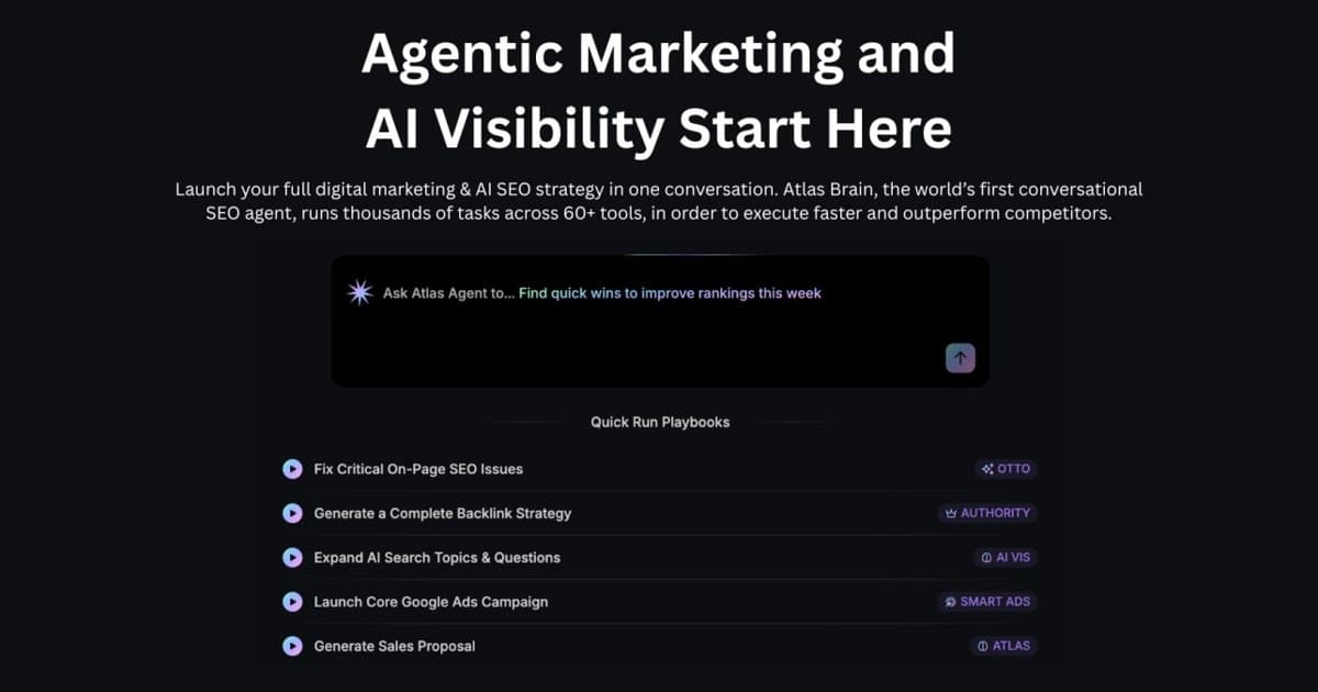 Search Atlas Launches Atlas Agent With Domain Power Metric to Transform Marketing Measurement