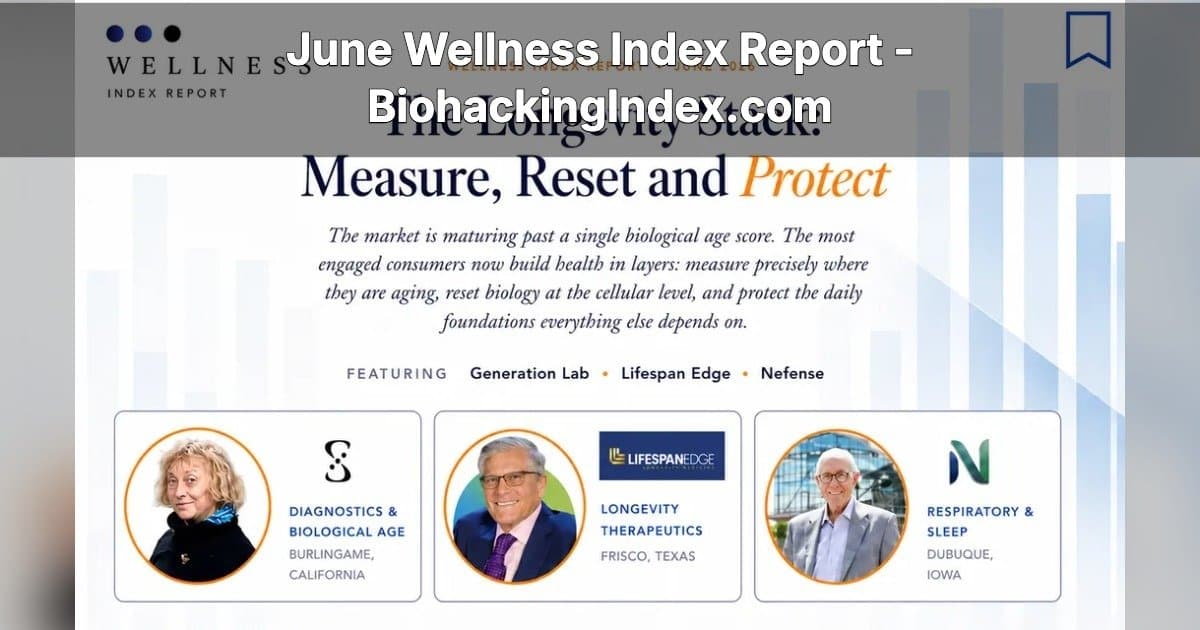 June Wellness Index Report - The Longevity Stack: Measure, Reset and Protect
