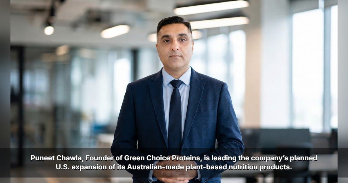 Green Choice Proteins Announces U.S. Expansion of Australian Plant-Based Nutrition Line