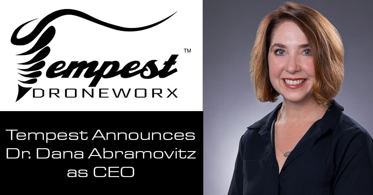 Tempest Droneworx Appoints Dr. Dana Abramovitz as CEO Amid Strategic Growth