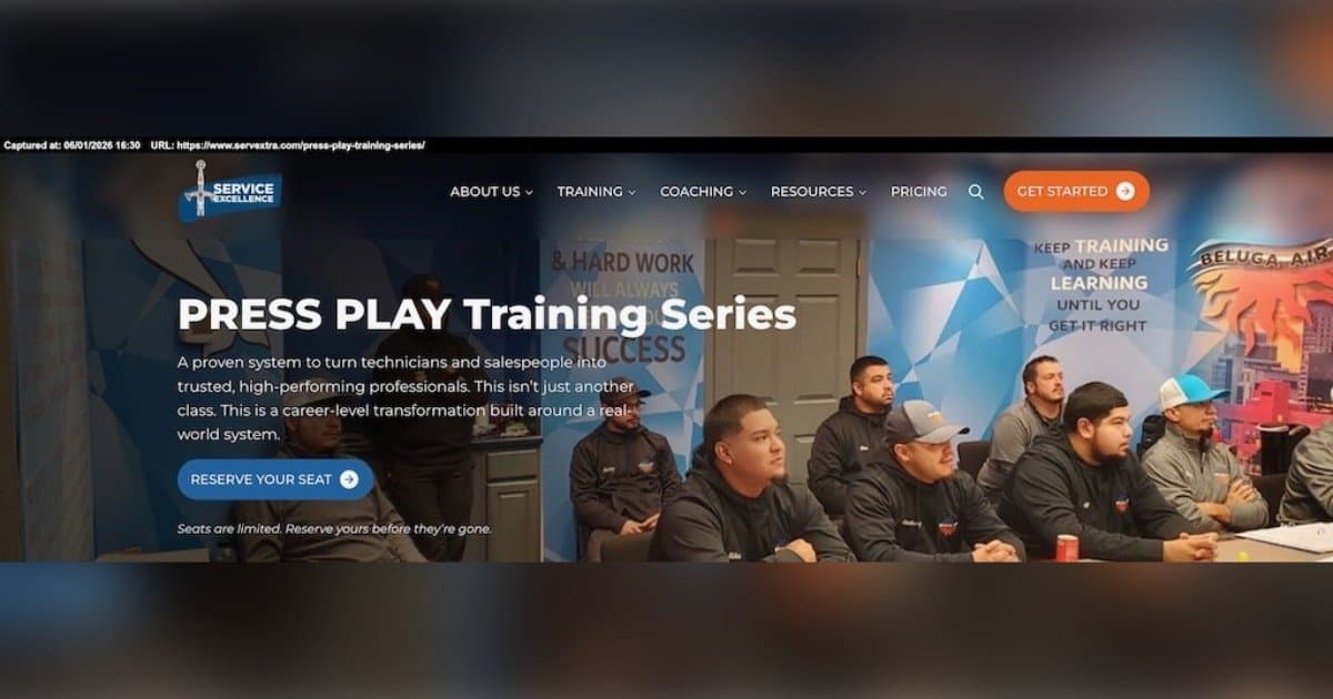 14 Years of PRESS PLAY: Service Excellence Marks Milestone in Home Service Training